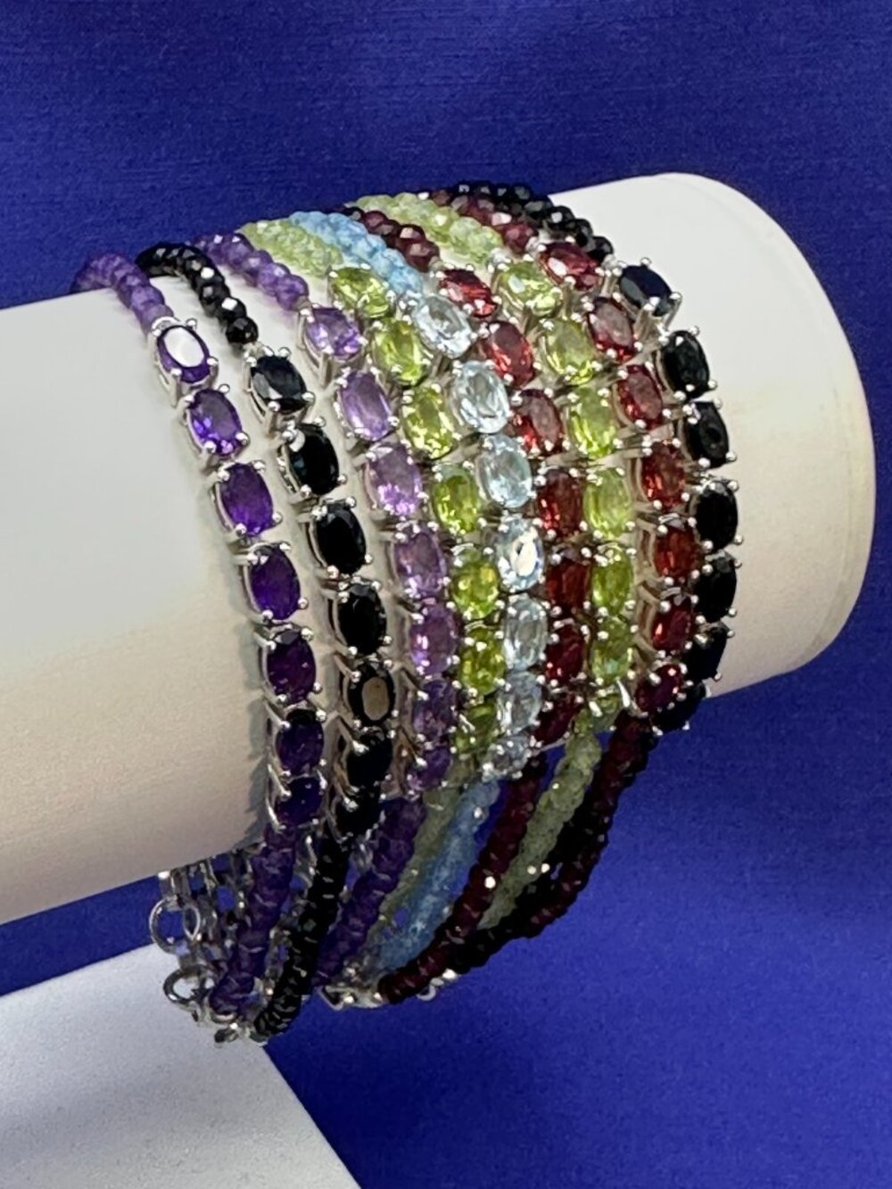 STS Karis 9-Strand Gemstone Bracelet